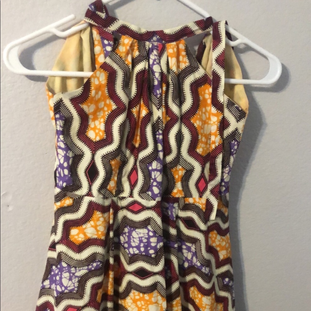 This is an African dress made by hand, nice fabric